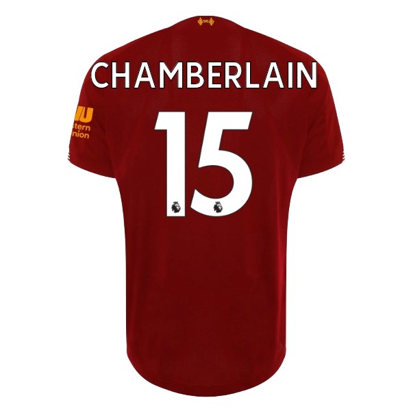 Trikot Liverpool NO.15 Chamberlain Heim 2019-20 Rote Fussballtrikots Günstig